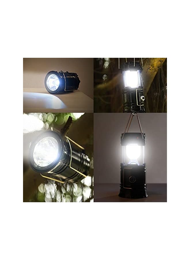 promass 2 Pack Portable Led Camping Lantern Flashlights Survival Kit For Emergency, Hurricane, Outage - Image 3