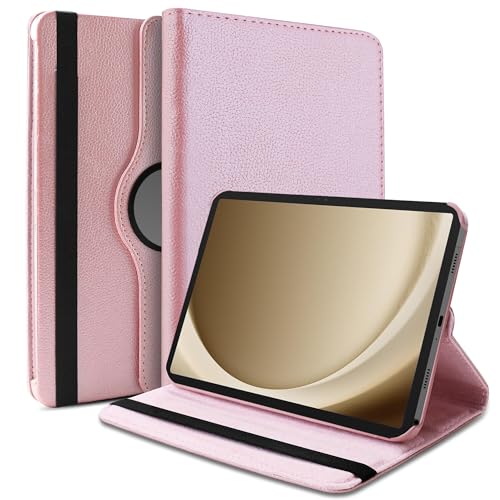 TGK 360 Rotatable Flip Cover for Samsung Galaxy Tab A11+ Plus 11 Inch 2025 Case/Galaxy Tab A9 Plus 2023 (Rose Gold) - Image 1