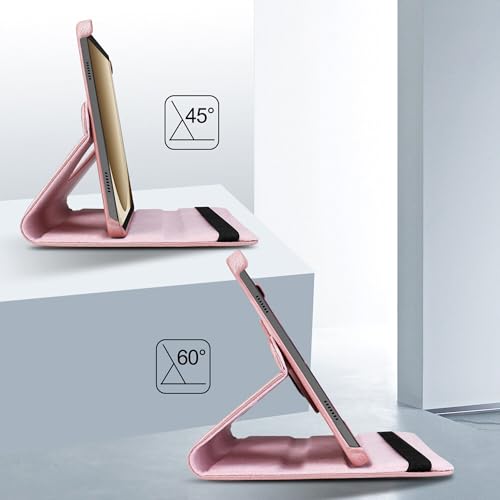 TGK 360 Rotatable Flip Cover for Samsung Galaxy Tab A11+ Plus 11 Inch 2025 Case/Galaxy Tab A9 Plus 2023 (Rose Gold) - Image 5