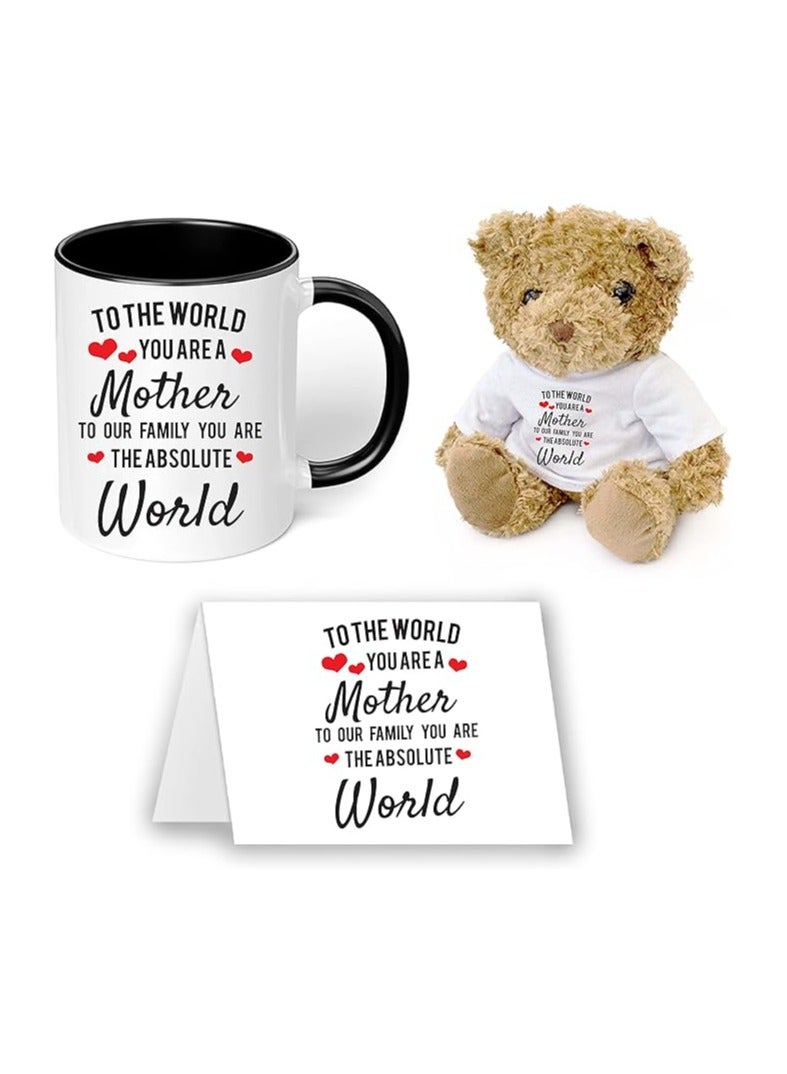 PRINTSHOP4ME Mother's Day Gift-Special Teddy Bear For Moms-Gift For Mom-Gift From Daughter To Mother-Gift For Mother  - Image 1