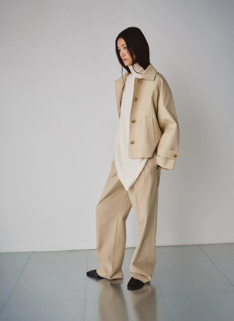 Mango  Oversized short trench for Women | Best Price UAE