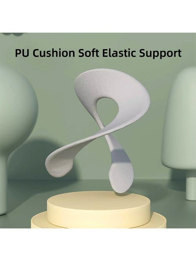 Berma Baby مقعد تدريب على المرحاض للأطفال، حلقة تدريب على المرحاض مع مقابض ومسند ظهر، أغطية مقاعد مرحاض محمولة للأطفال الصغار، وسادات مقعد تدريب على المرحاض، للاستخدام على المراحيض البيضاوية - Image 4