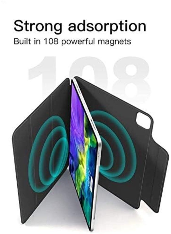 HYX "New HYX iPad Pro 13-Inch Case (2024) – Black with Pencil Holder & Smart Cover"  - Image 3