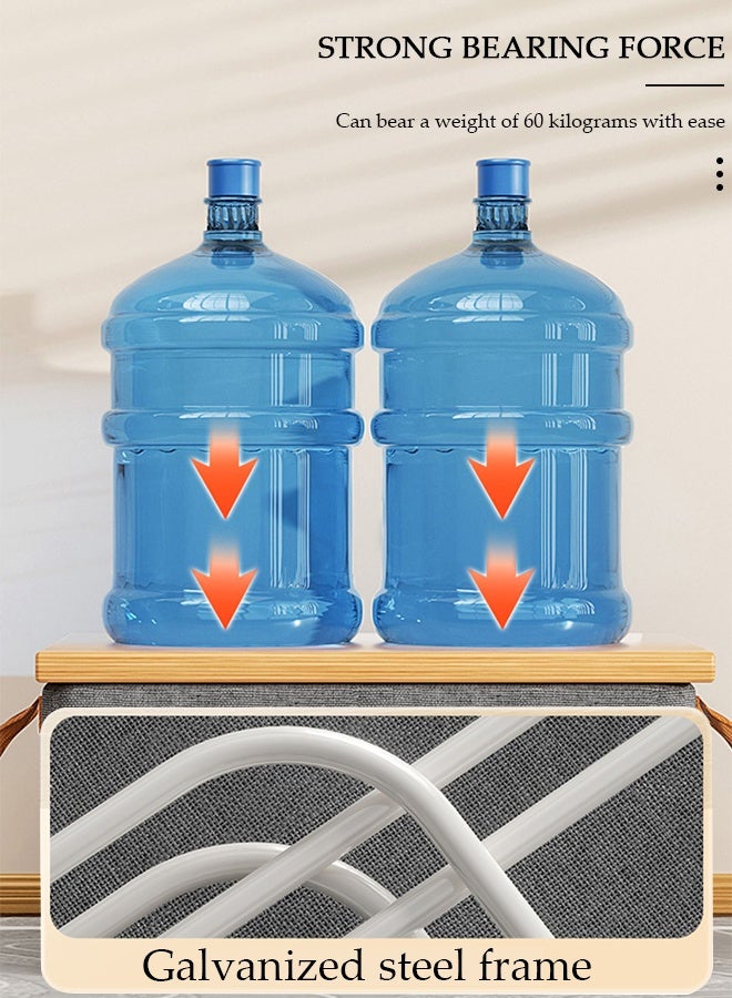 DUNISO 3 قطع صندوق تخزين خزانة مكعب مع مقبض محمول سعة كبيرة منظم خزانة صناديق قابلة للطي متعددة الوظائف مكعبات سلة منزلية للملابس، الجينز، الألعاب، الكتب، الرفوف، الخزانة، الدولاب - Image 4