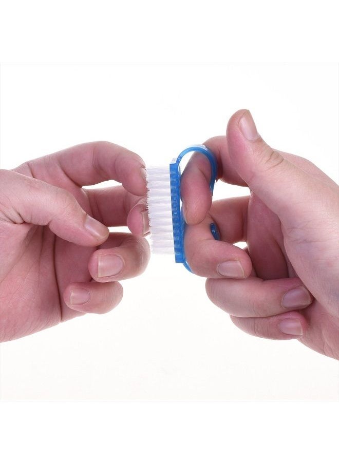 COSMOS - COSMOS Mini Nail Brush Scrub Cleaning Pedicure Brushes for Toes and Nails Art Cleaning, Pack of 12 - Image 1