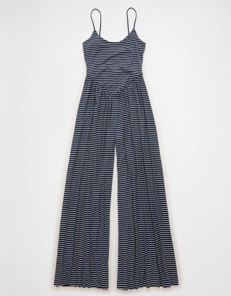 American Eagle AE Soft and Sexy Wide-Leg Jumpsuit - Image 4