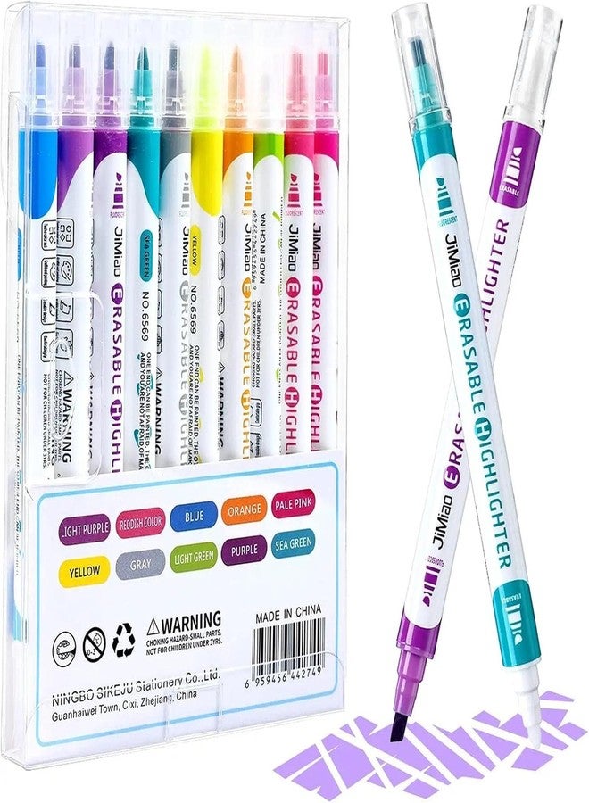 KRYTONE®Erasable Liquid Highlighters - Creative Portable Dual Head Soft Writing Highlighters for Students Taking Notes, Journal - Image 1