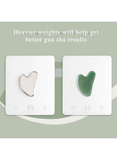 Rena Chris Gua Sha Facial Tool, Stainless Steel Gua Sha Board for SPA Acupuncture, Metal Gua Sha for Body Face Neck and Eye, Skin Care Gift for Woman  - Image 3