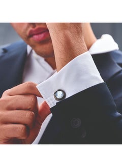 شيروتي 1881 Cerruti 1881 أزرار أكمام للرجال مكونة من قطعتين  - Image 4