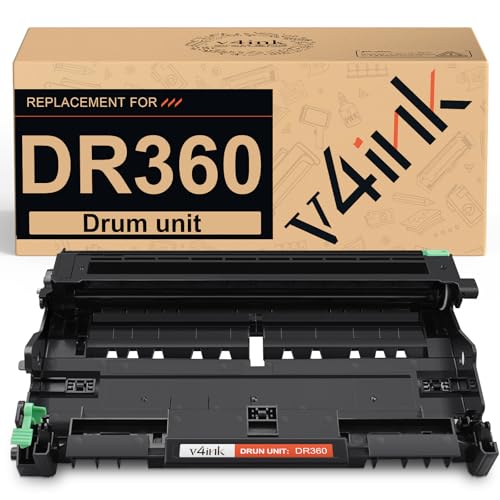v4ink Compatible Drum Replacement for Brother DR360 (1-Pack) Work with DCP7030 DCP7040 DCP7045 HL2120 HL2140 HL2150 HL2170 MFC7320 MFC7340 MFC7345 MFC7440 MFC7445 MFC7450 MFC7840 Printer (Not Toner) - Image 1