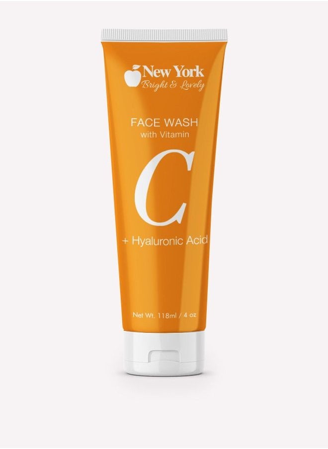 New York Bright & Lovely - New York Bright & Lovely Face Wash With Vitamin C + Hyaluronic Acid - Image 1