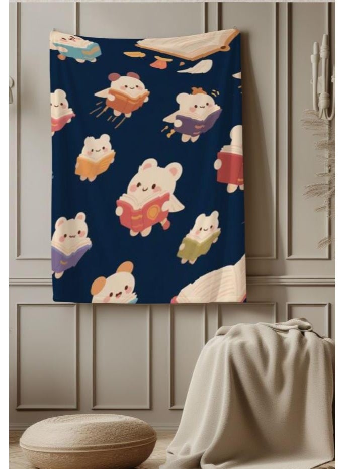 general Baby and children's cartoon flannel thin blanket (warm and comfortable, suitable for sleep, game use) 70cm*100cm - 515 - Image 4