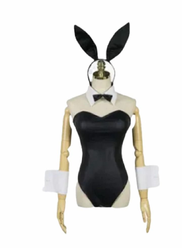 NIBEMINENT Women One Piece Lingerie Set Black