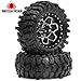 REDSPIDER Metal 19 Beadlock Wheels and Crawler Tires OD 88MM346 4PCS for 112 RC Crawler MJX H12Y MN128 MN82S LC79 Black - Image 4