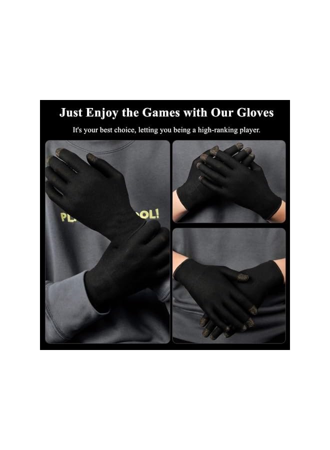 Green Tiger Game Console Gloves for Phone,Seamless Touch Gaming Gloves Anti-sweat finger Sleeves for Gaming - Image 5