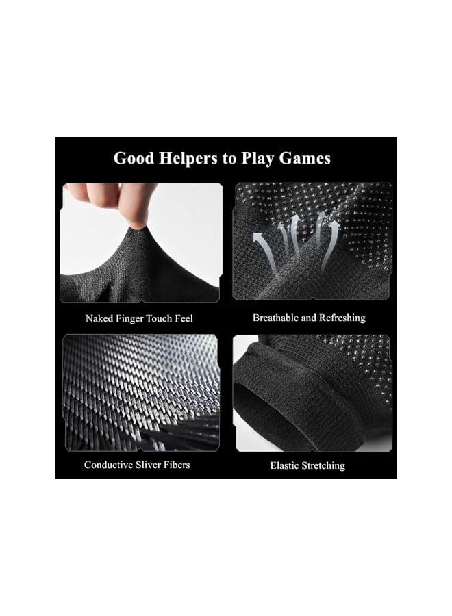 Green Tiger Game Console Gloves for Phone,Seamless Touch Gaming Gloves Anti-sweat finger Sleeves for Gaming - Image 4