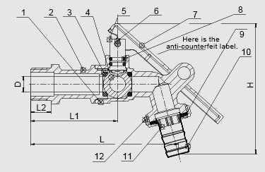 24x7 eMall Lockable Tap With 1/2" Thread - Brass Faucet for Home, Outdoor Garden - Water Tap Lock - Image 5