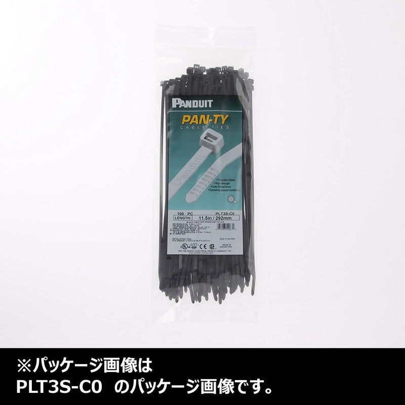 Panduit Plt2M-M0 Cable Tie  Miniature  Weather Resistant Nylon 6.6  8.0-Inch Length  Black (1 000-Pack) - Image 4