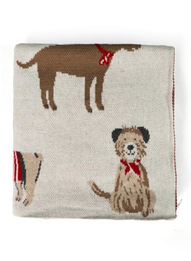 Pluchi Forever Friends Cotton Baby Blanket, Knitted Design, Temperature Regulating, Sleep Friendly Use in All Seasons (Multi Color) - Image 2