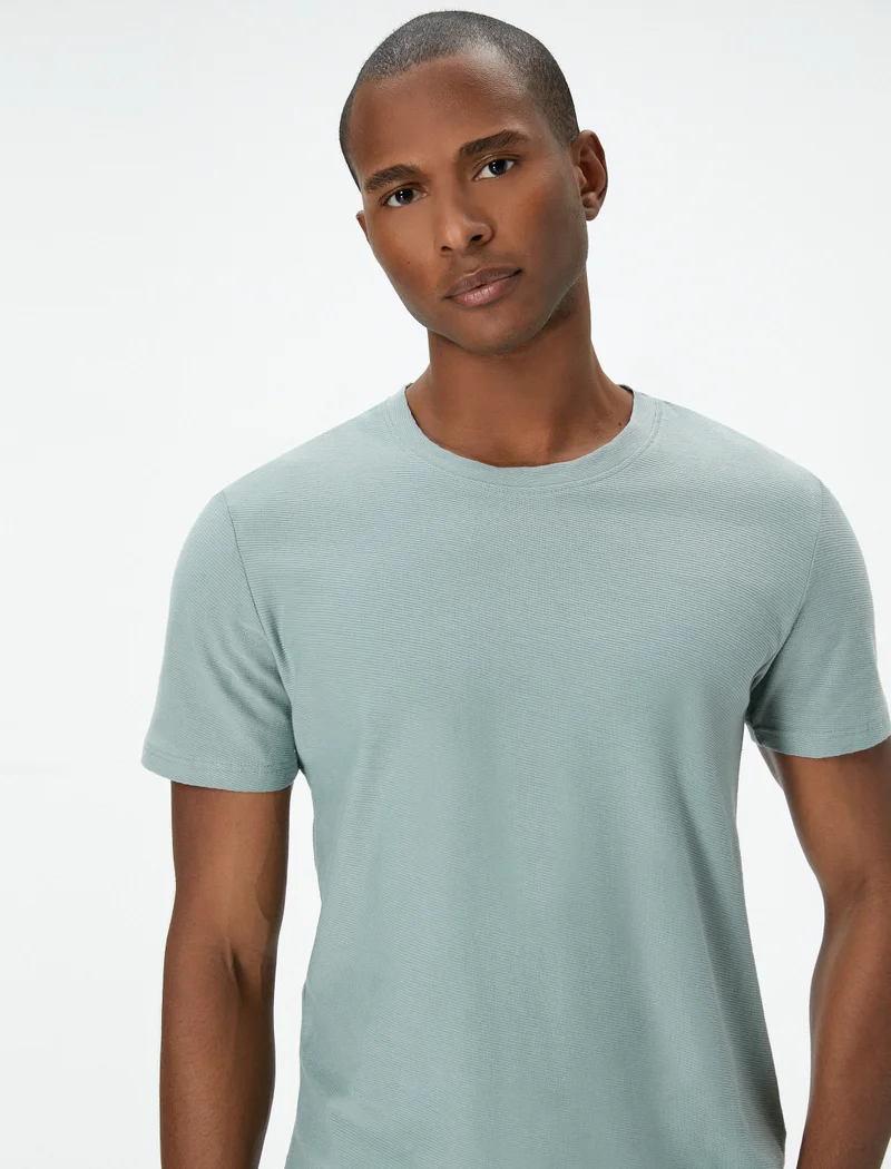 كوتون Slim Fit Basic T-Shirt