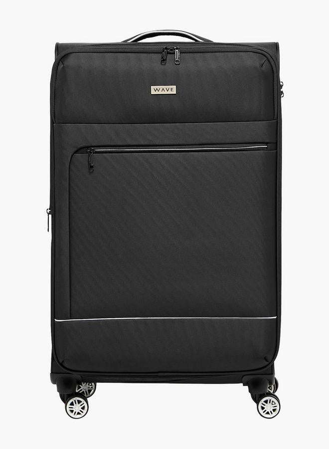 Wave Solid Softcase Trolley Bag With Retractable Handle - Image 3