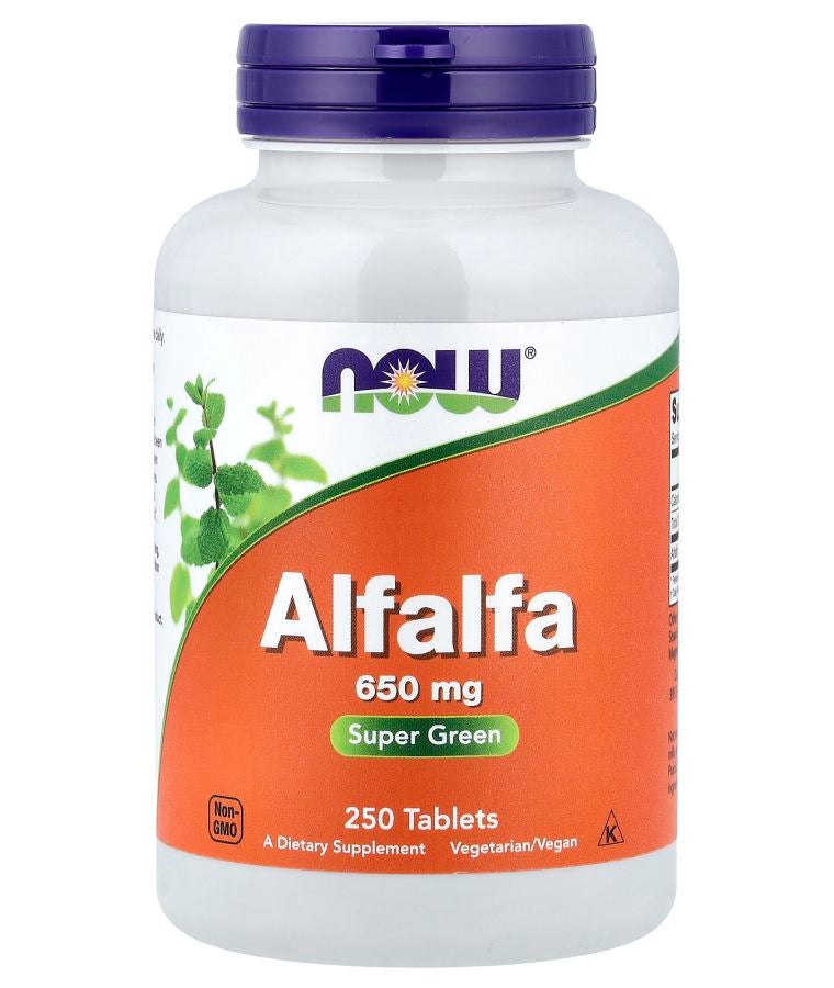 now Alfalfa 650 mg 250 Tablets