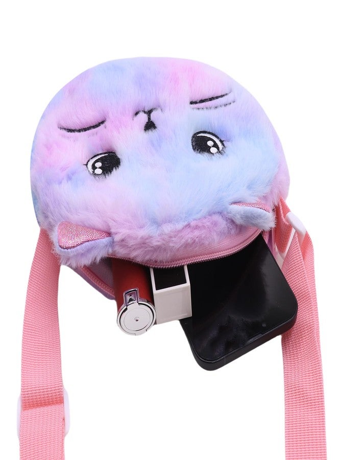 Amamcy Cute Cat Shoulder Bag for Women Small Flulffy Cat Crossbody Purse Animal Plush Satchel Cartoon Daypack Kawaii Purse - Image 5