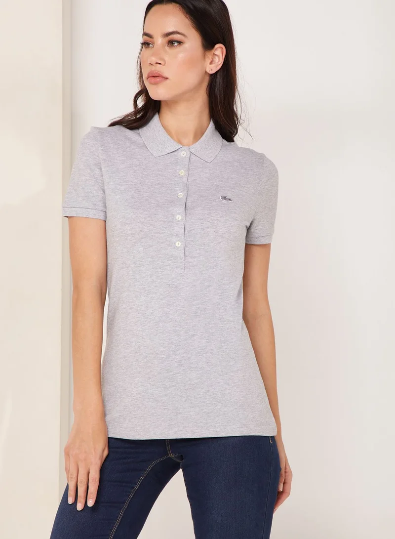 LACOSTE Slim Fit Logo Polo T-Shirt