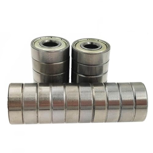 SACKORANGE 20 PCS 608 -ZZ Ball Bearings – Double Metal Sealed Miniature Deep Groove Ball Bearings (8mm x 22mm x 7mm) (608 ZZ) - Image 1