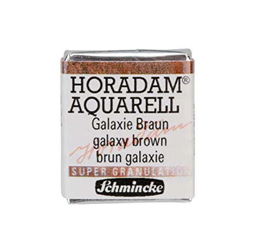Schmincke - HORADAM® AQUARELL, Super Granulation, 14 974 044 Galaxie Brown, 1/2 Pans, Very Strong granulating Colors, Finest, Super-granulating Watercolors - Image 3
