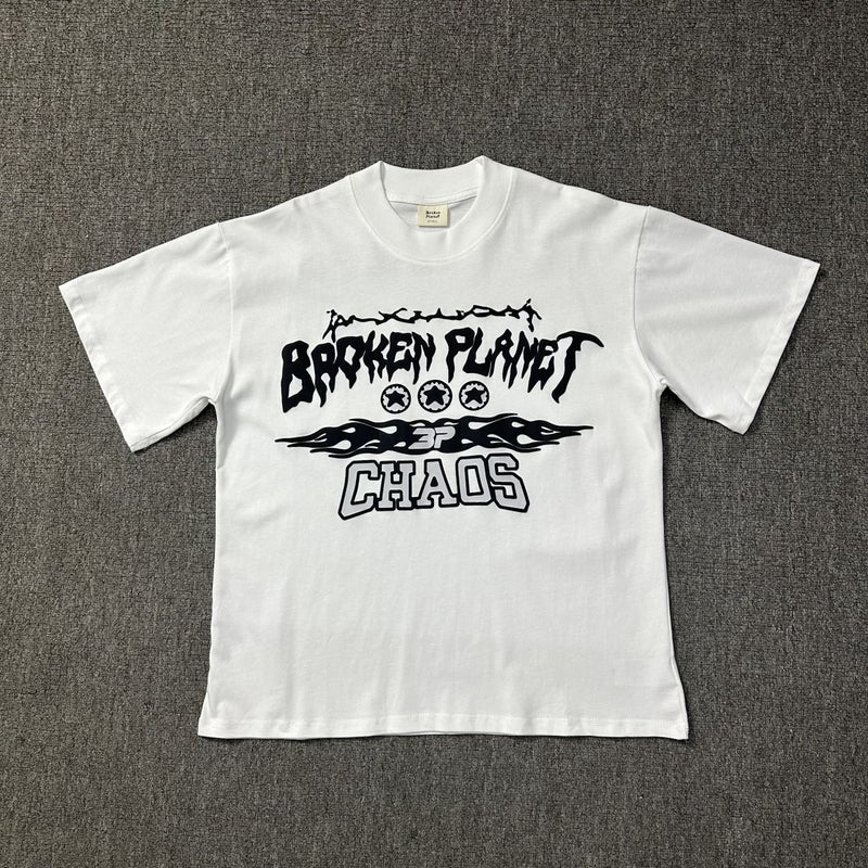 Broken Planet Cotton Unisex Tee BP-T118 white