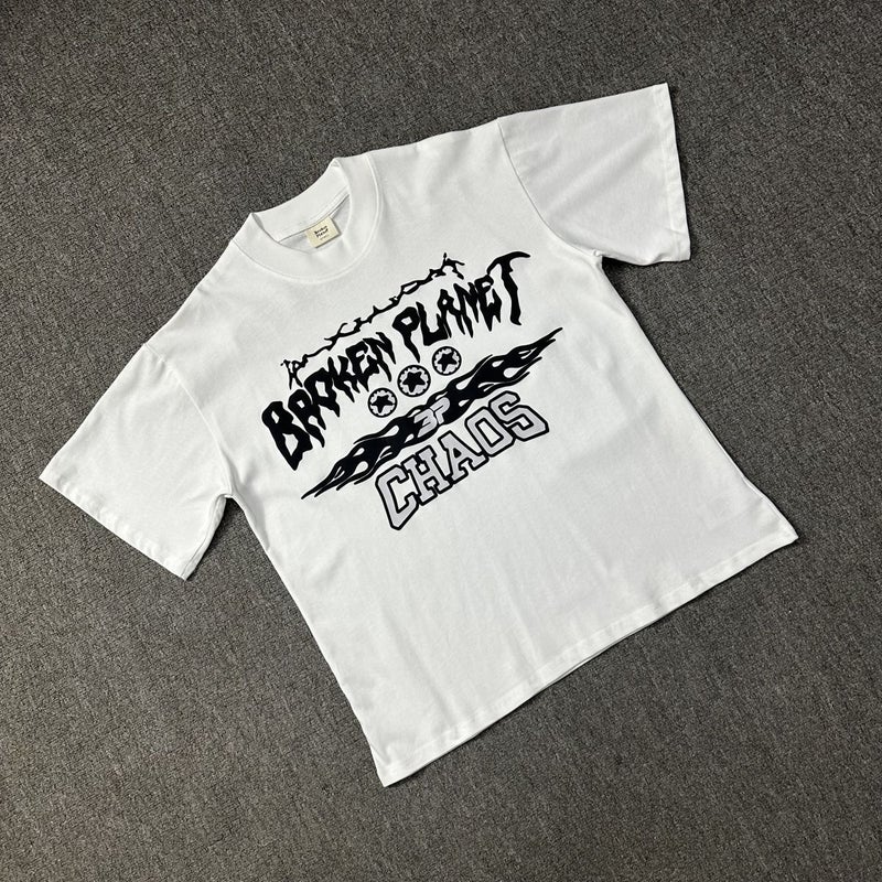 Broken Planet Cotton Unisex Tee BP-T118 white