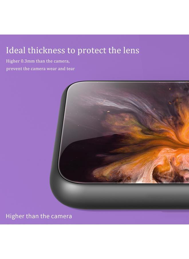 اس-توب جراب لهاتف Huawei Enjoy 20 Plus 5G جراب هاتف زجاجي واقي بنمط رخامي - Image 5