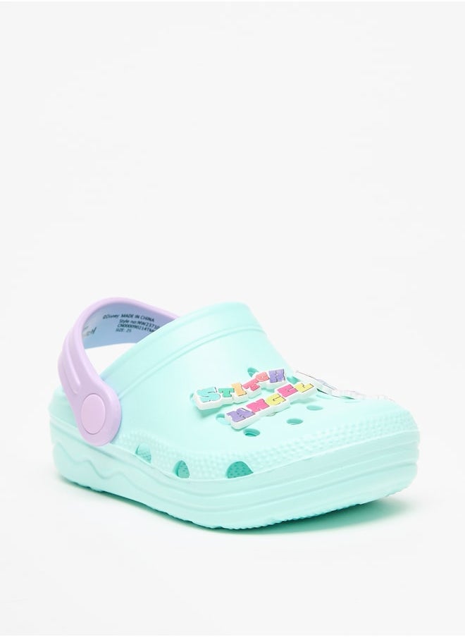 Disney Girls Stitch Accent Slip-On Clogs  - Image 2