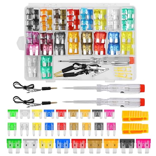 Couslcd 306PCS Car Fuse Assortment Kit, Mixed Vehicle Blade Fuses, Standard & Mini & Low Profile Mini Fuse-2A 5A 7.5A 10A 15A 20A 25A 30A 35A, Car Replacement Accessories for Most Vehicle - Image 1