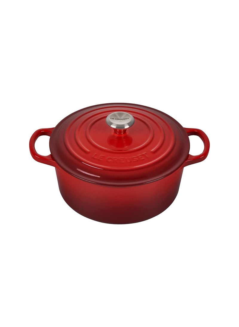 Le Creuset - Le Creuset Enameled Cast Iron Signature Round Dutch Oven, 3.5 qt, Cherry Red - Image 1