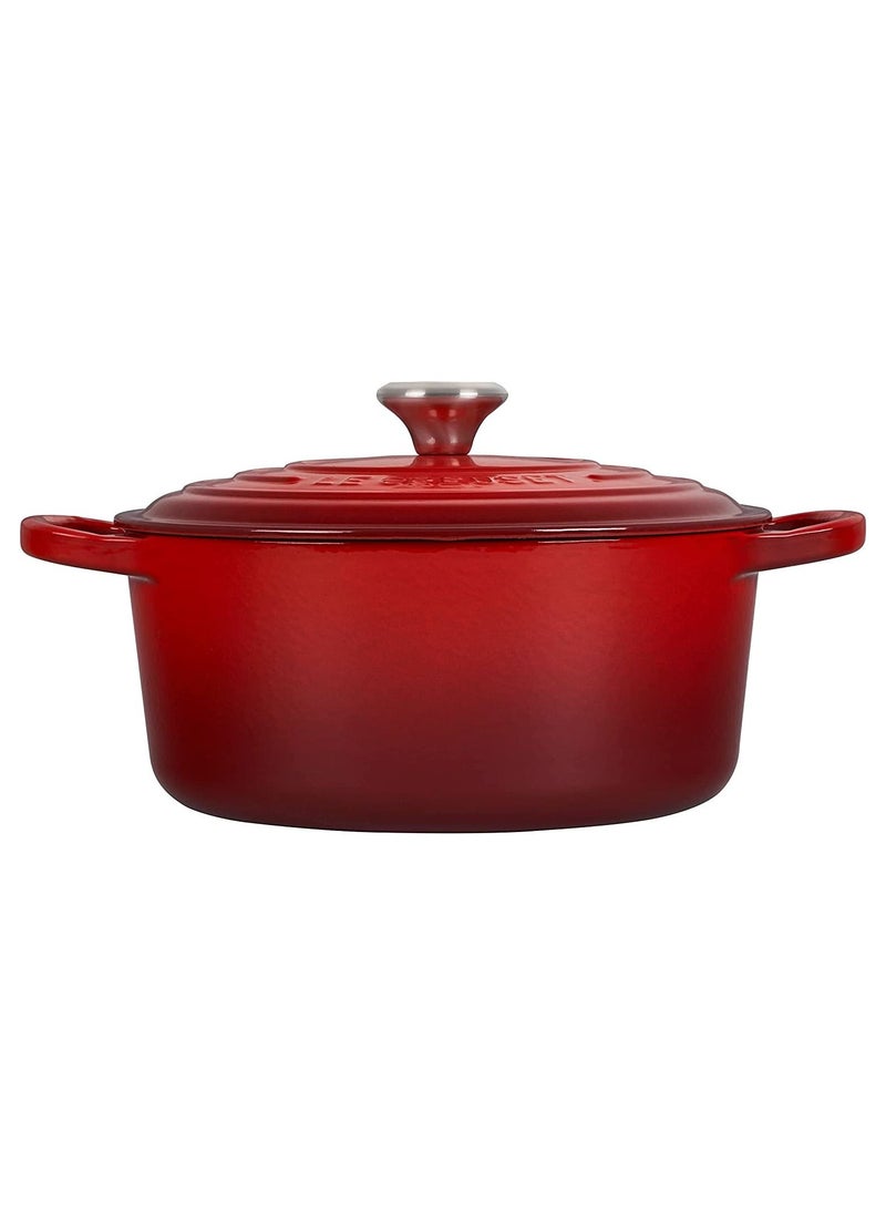 Le Creuset - Le Creuset Enameled Cast Iron Signature Round Dutch Oven, 3.5 qt, Cherry Red - Image 1