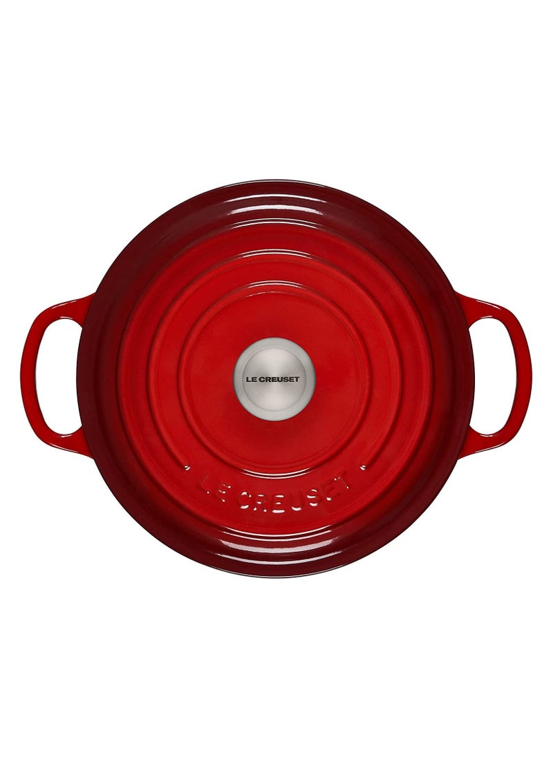 Le Creuset - Le Creuset Enameled Cast Iron Signature Round Dutch Oven, 3.5 qt, Cherry Red - Image 1