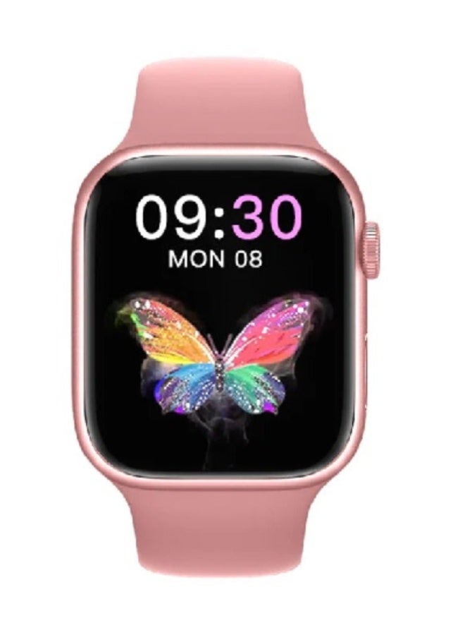 ارواق ساعة ذكية S9 Pro Max بشاشة LCD مقاس 1.85 بوصة، ومكالمات بلوتوث، وإشعارات، ومراقب معدل ضربات القلب/SpO2/BP، وأوضاع رياضية متعددة، ومتتبع لياقة بدنية مقاوم للماء IP67 لأجهزة Android وiOS - وردي - Image 1