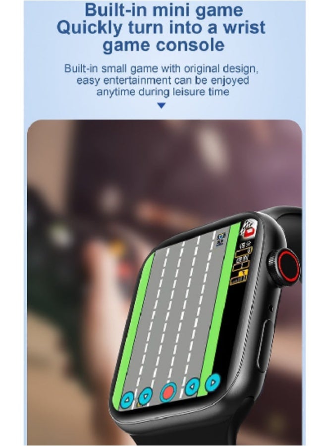 ارواق ساعة ذكية S9 Pro Max بشاشة LCD مقاس 1.85 بوصة، ومكالمات بلوتوث، وإشعارات، ومراقب معدل ضربات القلب/SpO2/BP، وأوضاع رياضية متعددة، ومتتبع لياقة بدنية مقاوم للماء IP67 لأجهزة Android وiOS - وردي - Image 3