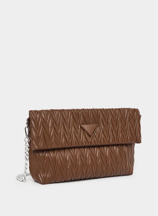 Styli Quilted Crossbody Bag with Chain Strap  - Image 5