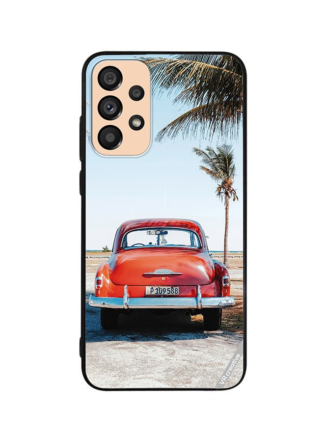 VR CREATIVE Protective Case Cover For Samsung Galaxy A33 5G Vintage Summerside Design Multicolour - Image 1