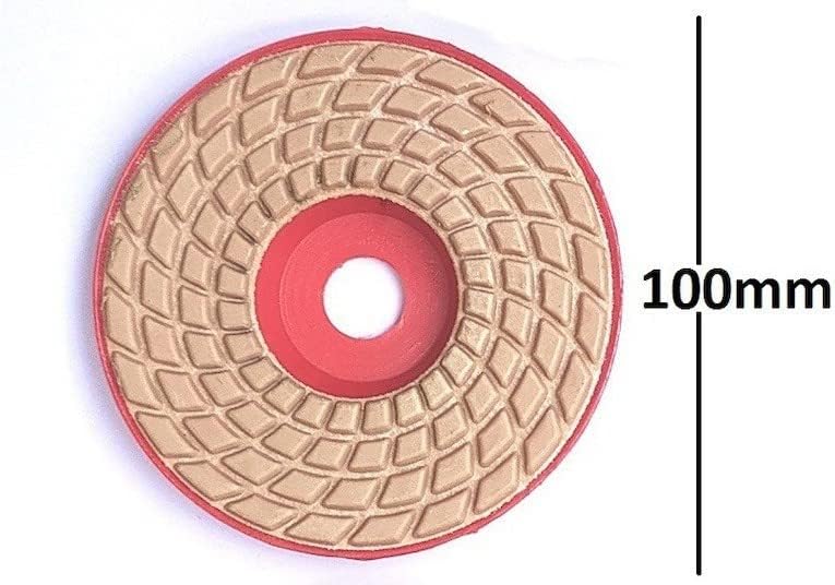 YARAENTERPRISE 4 Diamond Polishing Pads For Glass Granite Marble Concrte Stone Wet and Dry Grit 06 7Pc Glass Grinding Tools Glass Polisher 4 inch  - Image 5