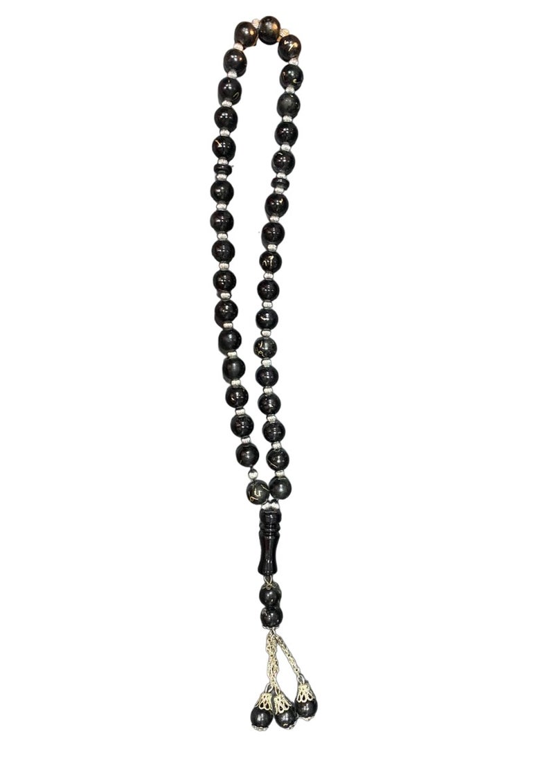 Beads - black tasbih prayer beads - Image 1