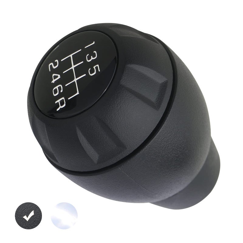 APPERFiT Automotive Parts Manual Transmission Shift Knob for Jeep Wrangler (Black)