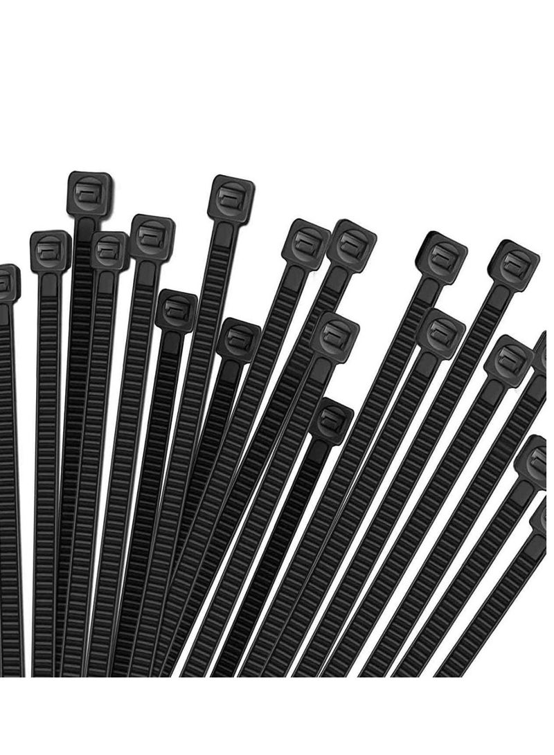 RACO Multi-Purpose Nylon Cable Ties Pack of 100 - Black - Image 1