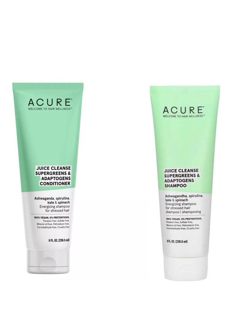ACURE JUICE CLEAN S SHAMPOO & CONDITIONER 236ml+236ml - Image 1