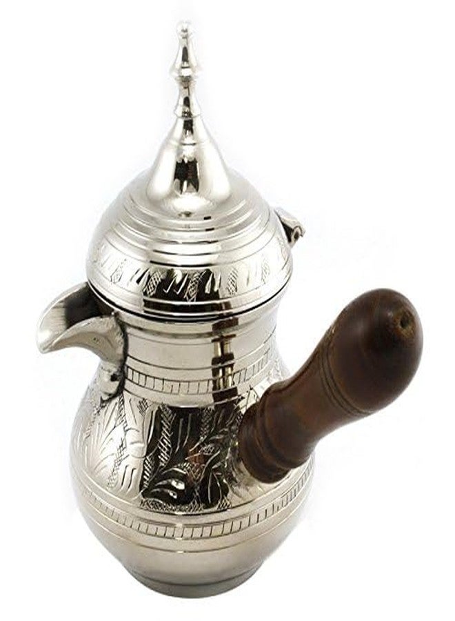 Skywalk Metal Brass Turkish Kettle for Making Tea,Coffee,CAN BE Used ON Gas,Turkish Coffee Pot with Cover (Assorted Color) - Image 2