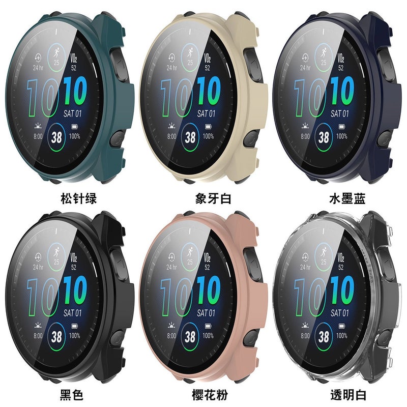 Suitable For Garmin Forerunner 965 Protective Case F 965 Case Pc + Tempered Film Integrated Case - Image 5