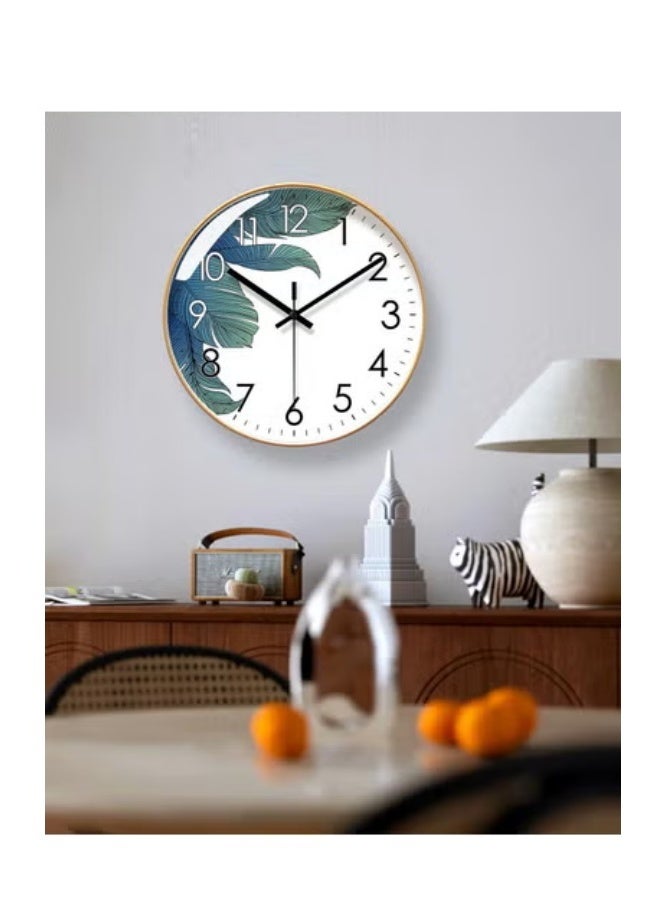 ميكسد ساعات حائط صامتة غير موقوتة 12 بوصة تعمل بالبطارية كوارتز بديكور كلاسيكي ، سهلة القراءة للمكتب ، الفصل الدراسي ، المنزل ، غرفة المعيشة ، غرفة الأطفال ، غرفة النوم ، المطبخ - Image 2